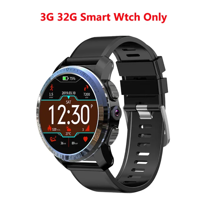 Смарт-часы Kospet Optimus Pro с gps, 2 ГБ, 16 ГБ, водонепроницаемые, 1,39 дюймов, Android7.1.1, AMOLED, WiFi, с камерой 8,0 МП, спортивные Смарт-часы для мужчин - Цвет: 3G 32G