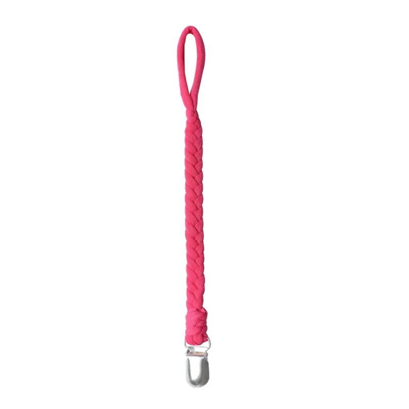 11 Wholesale Leather Pacifier Clips Chain Dummy Clip Braided Clip Nipple Holder Soother Chain For Infant Baby Feeding Dropshipping - Цвет: 11