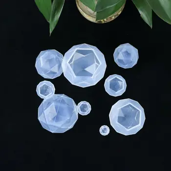 

Crystal Epoxy Resin Mold Diamond Pendant Casting Mould Handmade DIY Crafts Ornaments Making Tool