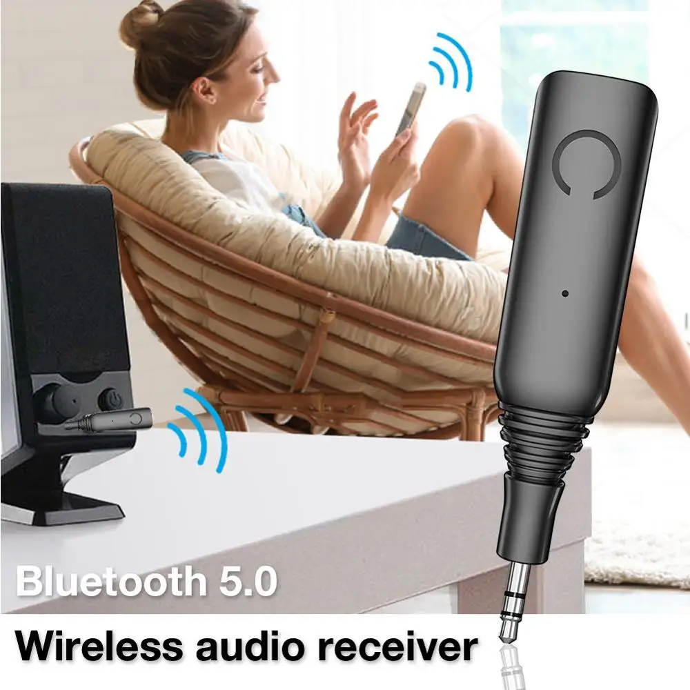 Low latency 5 0 Audio Bluetooth Receiver QCC3005 Chip aptX LL AAC SBC AUX 3 5MM RCA With Mic Wireless Adapter For Car Headphone