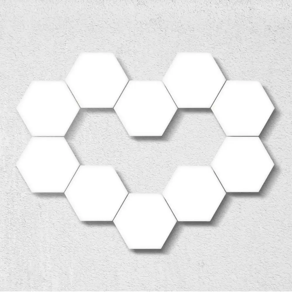 

Creative Decoration Wall Lamp Hexagonal Lamps Modular Touch Sensitive Lighting LED Night Light Magnetic Hexagons Honeycomb lamp