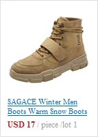 SAGACE Women Boots Winter Warm Snow Faux Slip On Round Toe Short Ankle Boots For Female Botas Mujer Plush Shoes 1031