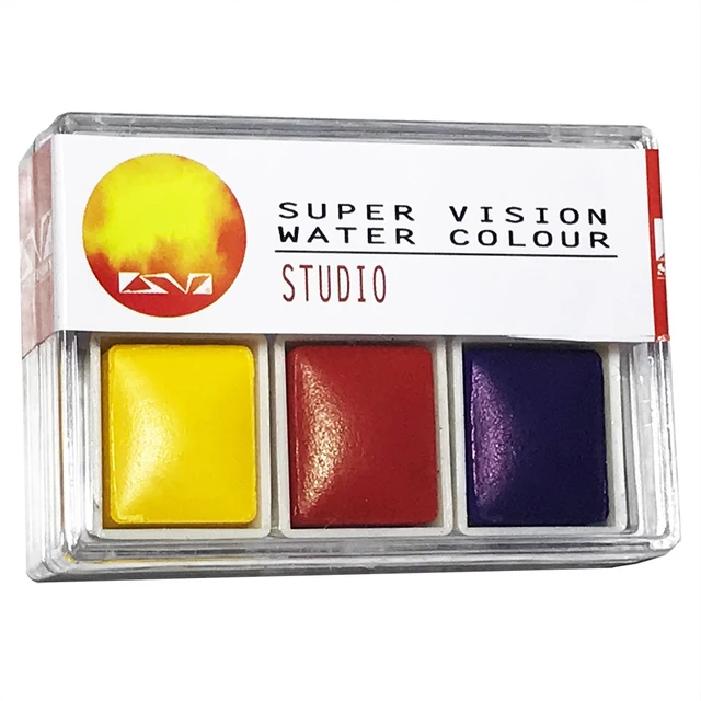 Superior 36/48/60 Colors Folding Solid Watercolor Paints Set with