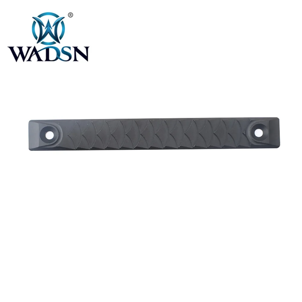 WADSN Тактический RS CNC Handguard Rail Крышка для M-lok и Keymod длинные рейлинги стиль WME08002 охотничье оружие огни аксессуары - Цвет: 120x16mm DR