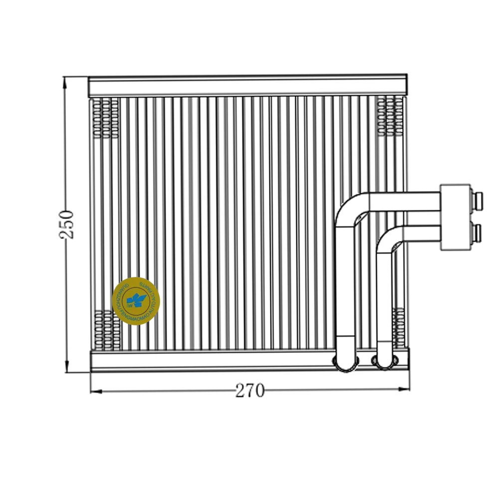 Air Conditioning AC Evaporator Core Coil for Grand Starex H1 iMax OEM