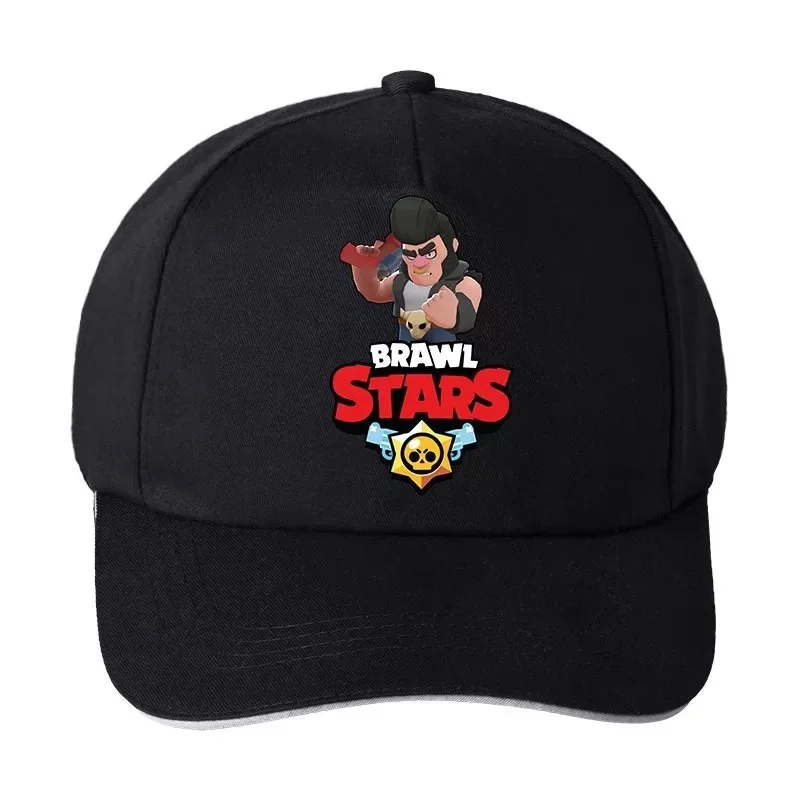 Бейсбольная кепка для костюмированной игры braw stars, бейсбольная Кепка Snapback, регулируемая Солнцезащитная бейсбольная кепка в стиле хип-хоп, аксессуары