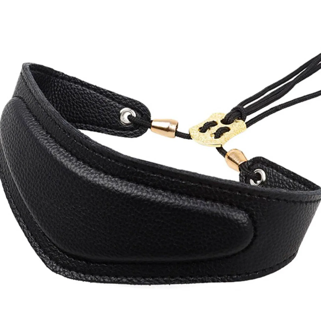 Universal ajustable de cuero suave correa para saxofón correa de cuello con gancho de la manguera piezas saxofón Accesorios