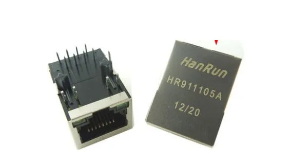 

HR911105A Connector terminal HY911105A RJ45 Seat Light Included Network Filter