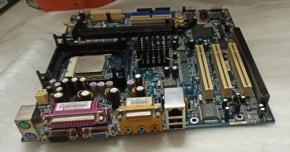 100% OK оригинальный IPC плата GA 8ILMI REV1.1 845GL Промышленная материнская с Процессор VGA 3 *