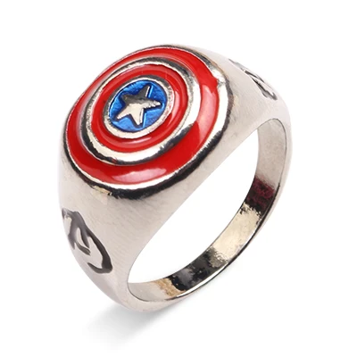 Дропшиппинг Marvel Мстители 4 танос кольца Железный человек Gauntlet bague homme anillos mujer женские ювелирные изделия с кристаллами - Цвет основного камня: Сине-зеленый