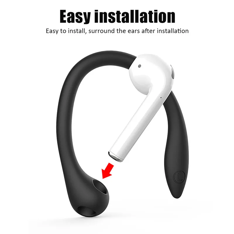 Ultra Light Silicone Earhook For AirPods 21Pro Mini Portable Earphone Ear Hook for Huawei Freebuds3 Wireless Bluetooth Headset (4)