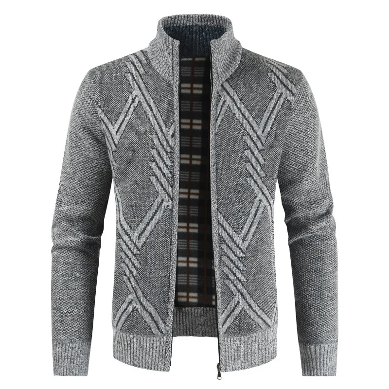 

2019 Winter Cardigan Sweater Coat Men Autumn Fashion Solid Sweaters Casual Warm Knitting Jumper Sweater Male Coats Plus Size 3XL