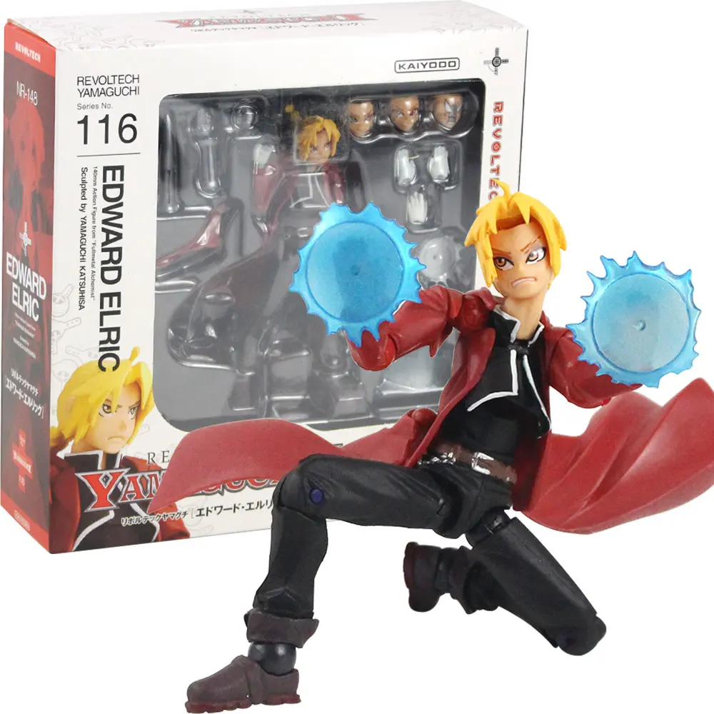 14cm Japanese Anime Fullmetal Alchemist Edward Elric 116# PVC Action Figure Collection Model Toys Doll Christmas gift | Игрушки и хобби