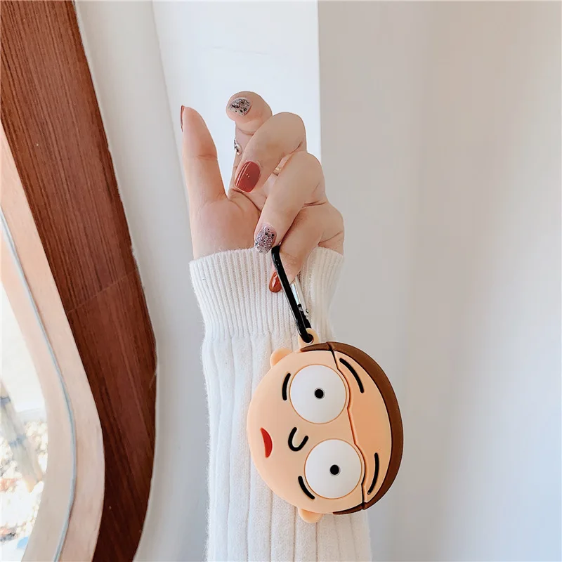 Чехол для AirPods Pro Silixone, беспроводные Bluetooth наушники, чехол для Apple Airpot pro rik and marti/rick and marty/rick and marti