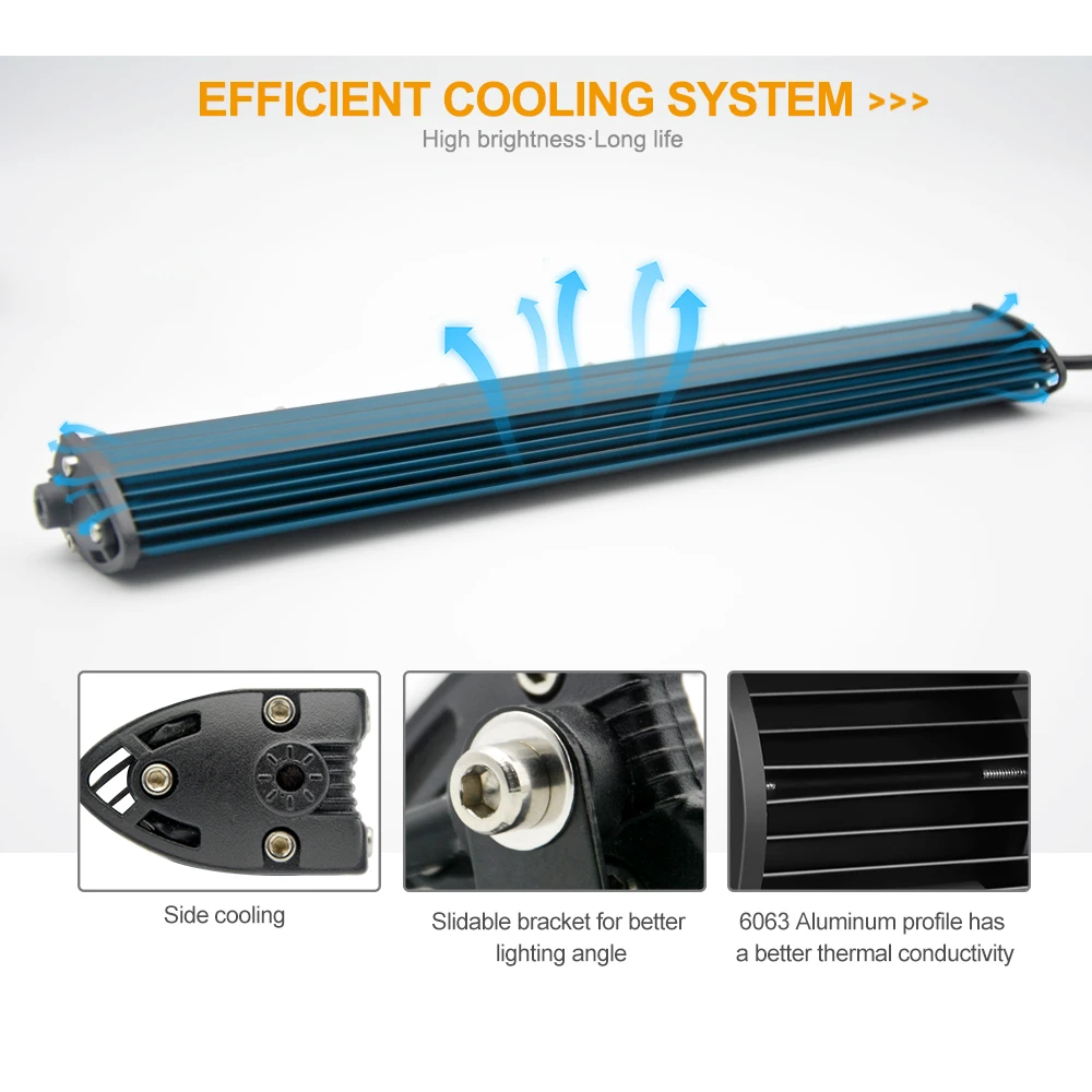 LED light bar Tripcraft Single Row Super Slim LED Light Bar 7