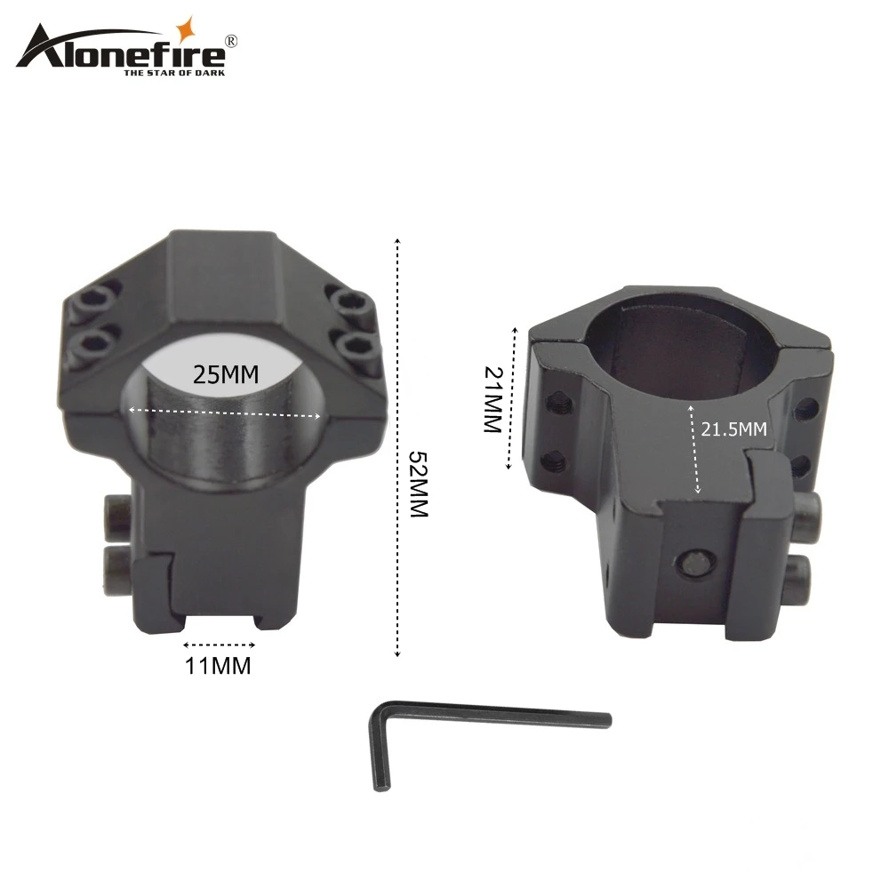 ALONEFIRE M-16 11-25 мм кольцо рельс база ласточкин хвост страйкбол винтовка стрелковый пистолет тактический фонарик лазерный прицел держатель охотничье крепление