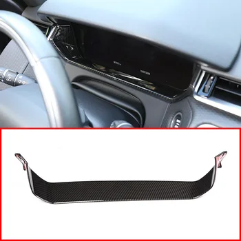 

Carbon fiber For Land rover Range Rover VELAR 2017 2018 ABS Chrome Dashboard Decoration Cover Trim Car Accessories