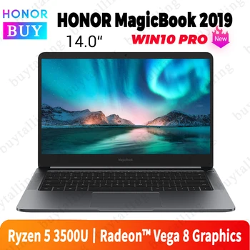 

HUAWEI HONOR MagicBook 2019 Laptop Notebook Computer 14 inch AMD Ryzen 5 3500U 8GB DDR4 256GB/512GB PCLE SSD Quad Core