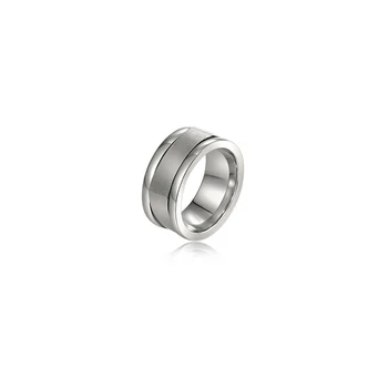 

European and American Street Wide Ring Simple Wind Rotatable Ring Female
