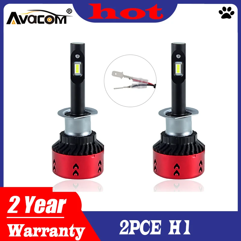 Avacom H1 16000Lm 12V светодиодный автомобильный светильник ZES Chip 6500K 70W 24V Автомобильный