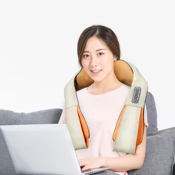 

U Type Electrical Neck Massager Shiatsu Back Shoulder Neck Massager Multifunctional Shawl Infrared Heated Kneading Massager