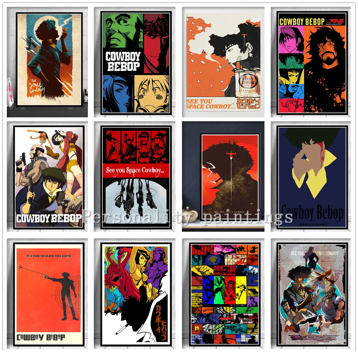 5d Diy Diamond Painting Cartoon Cowboy Bebop Anime Modular Manga Diamond Mosaic Embroidery Cross Stitch Kits Art Home Decor Gift Diamond Painting Cross Stitch Aliexpress