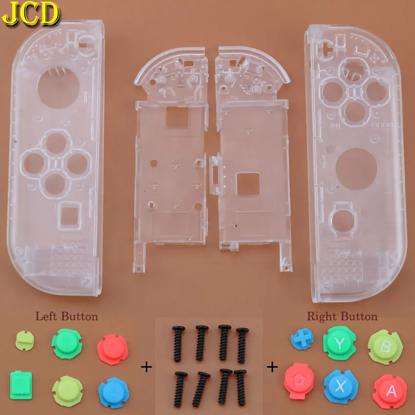 JCD с инструментами корпус оболочка Крышка для переключателя shand NS Joy-Con контроллер защитный чехол W/ABXY Кнопка D-Pad для NX Joy Con