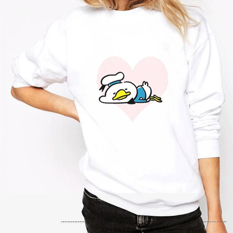 Новые зимние толстовки с принтом Kawaii mouse толстовки для женщин Harajuku толстовка одежда уличная мода хипстер Женская худи