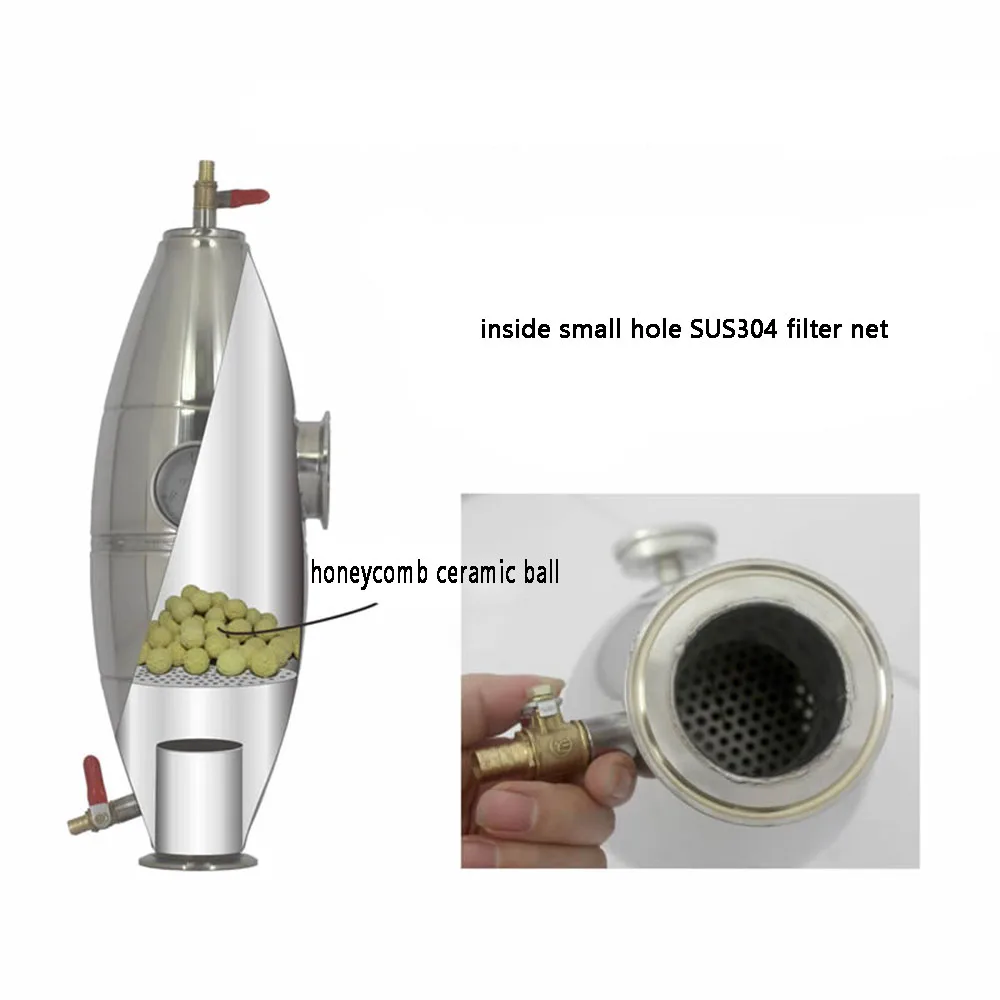 

Distillation Column Air Cushion Chamber Rectification Column Wine Distiller Discharge Impurity Improve Liquor Quality+Valves