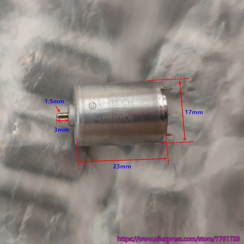 Абсолютно Новый Mabuchi 130 Антистатическая двигатель постоянного тока RF 130CH DC 1 5 V ~ 6V