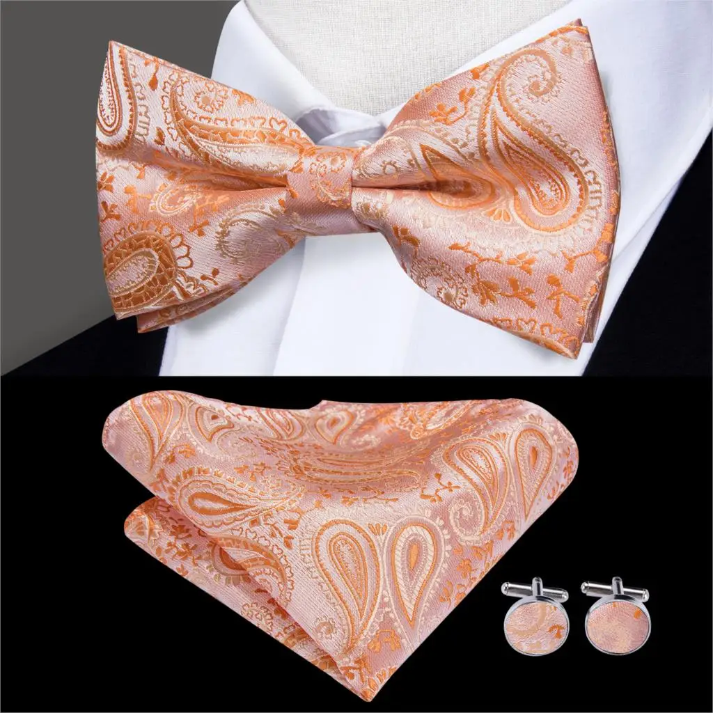 LH-739 Hi-Tie, шелковые подтяжки для взрослых мужчин, набор, кожа, металл, 6 зажимы подтяжек, золотые, цветочные, винтажные, мужские, женские, эластичные, свадебные подтяжки - Цвет: LH-739