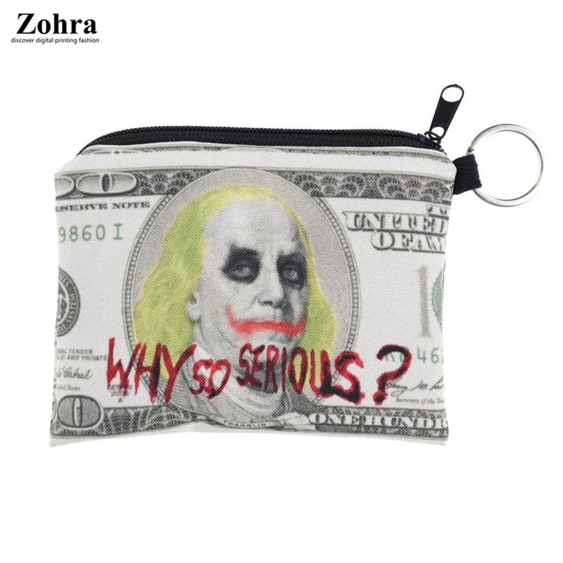 

Zohra New Style Design 3D Printed Carrying Purse Multi-functional Key Wallet Coin Bag Wallet