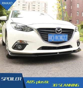 

For Mazda 3 Axela Body kit spoiler 2014-2018 Axela Mazda3 d ABS Rear lip rear spoiler front Bumper Diffuser Bumpers Protector