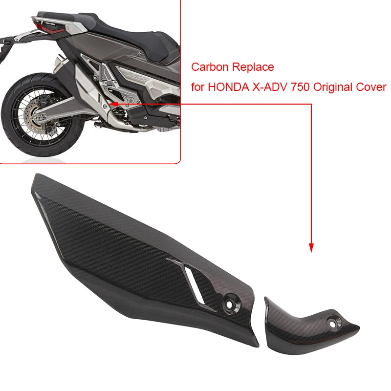 perfk Motorcycle Exhaust Pipe Heat Shield Cover Protector for Kawasaki Z900 2017 2018 2019 ,1 Piece