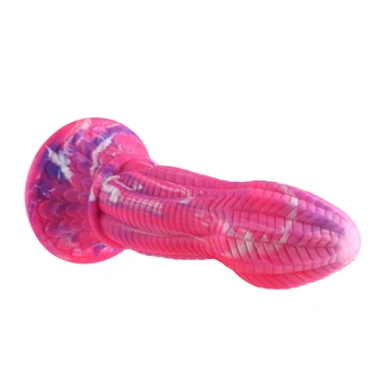 26CM Flexible Snake Dildo with Strong Suction Cup Adult Sex Toy for Women Rose Penis Drop Shipping Tentacle Silicone Dildo 3