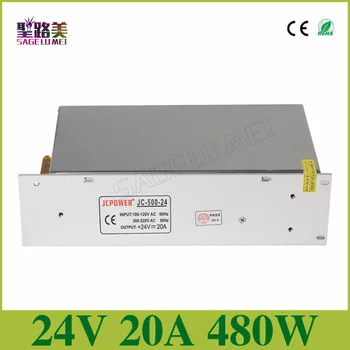 

AC110V 220V TO DC24V 1A 2A 3A 5A 10A 15A 20A 72W 120W 240W 360W 480W Universal Regulated Switching LED Power Supply Transformer