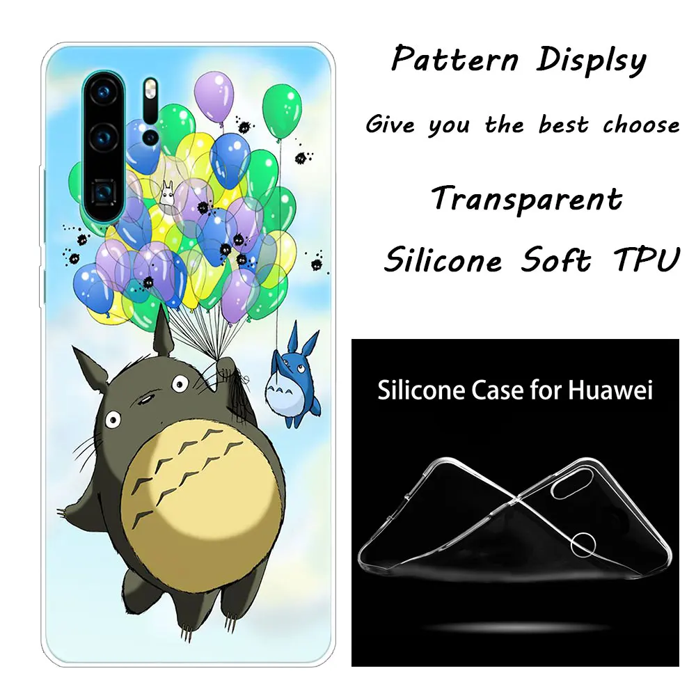 010 Мягкий чехол аниме студия Ghibli унесенный спиром Тоторо для huawei NOVA 3 3i 5 5i P20 P30 Pro P9 P10 P8 Lite P Smart Z Plus - Цвет: 010