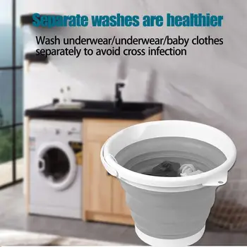 

5L/10L Large Volume Mini Ultrasonic Turbo Automatic Electric Roller Laundry Equipment Essential for Home Travel