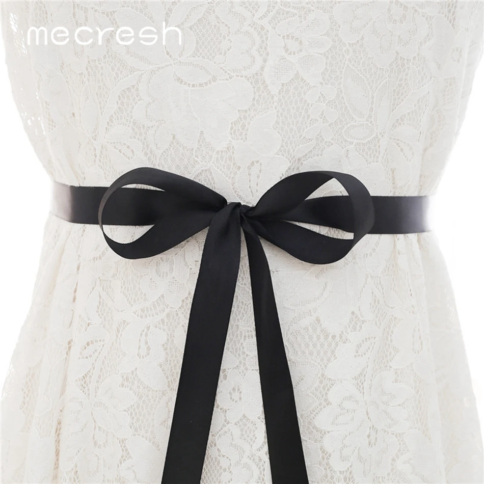 Mecresh Rose Gold Wedding Dress Belt Rhinestone Belt Bridal Accessories Women Crystal Flower Ivory Pink Belt Sash 270CM MYD035