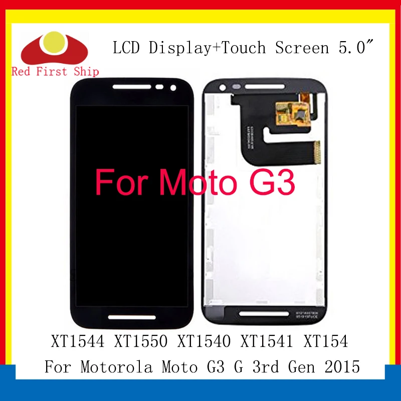 

10Pcs/lot LCD For Motorola Moto G3 Display XT1544 XT1543 Touch Screen Digitizer LCD moto G3 Display G 3 XT1540 xt1541 xt1550