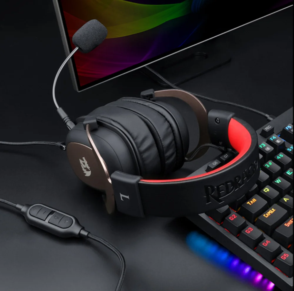 Redragon h520 gaming fone de ouvido microfone