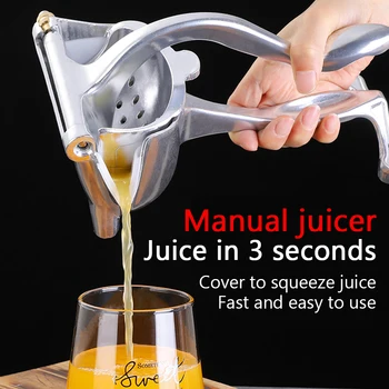 

Manual Juicer Aluminum Alloy Hand Press Fruit Squeezer Household Lemon Pliers Juicer Portable Extractor Fruit Juicer Machine