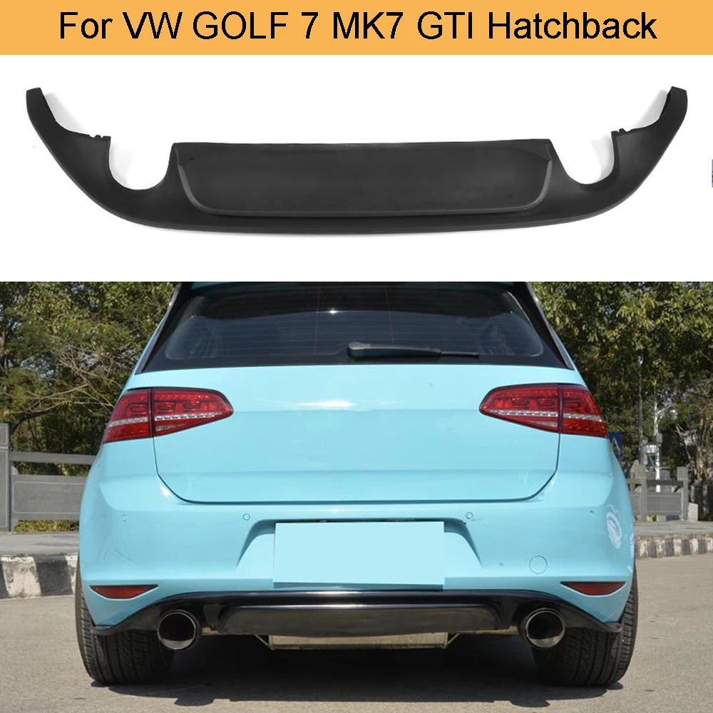 ПУ задний бампер диффузор защита для губ спойлер VW GOLF 7 MK7 GTI хэтчбек 14 16 не