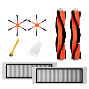 

2x Main Brush + 2x Side Brush + 2x HEPA Filter Suitable for Xiaomi Vacuum 2 Roborock S50 for Xiaomi Roborock Mi Robot Parts Filt