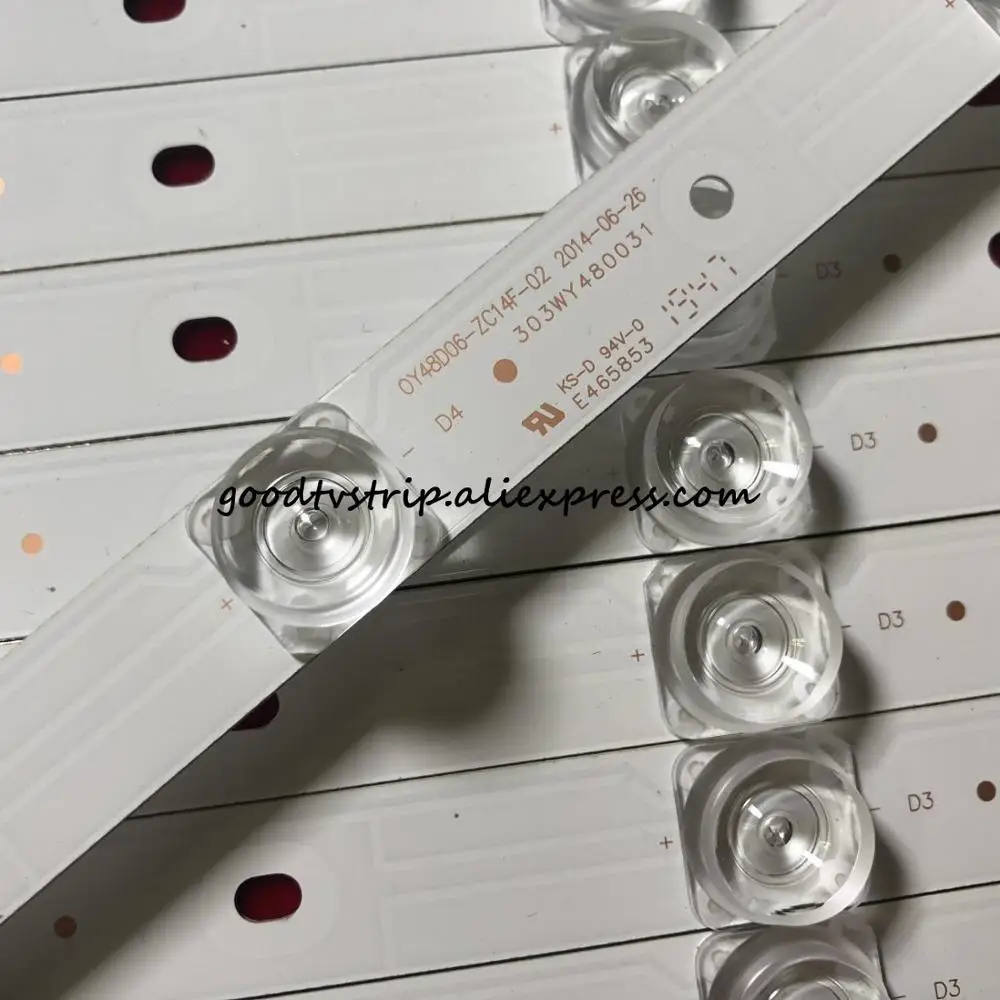 12pcs LED Backlight Strip for LE48D19S1 LE48D19S LE48D19S-UD 303WY480031 0Y48D06-ZC14F-02