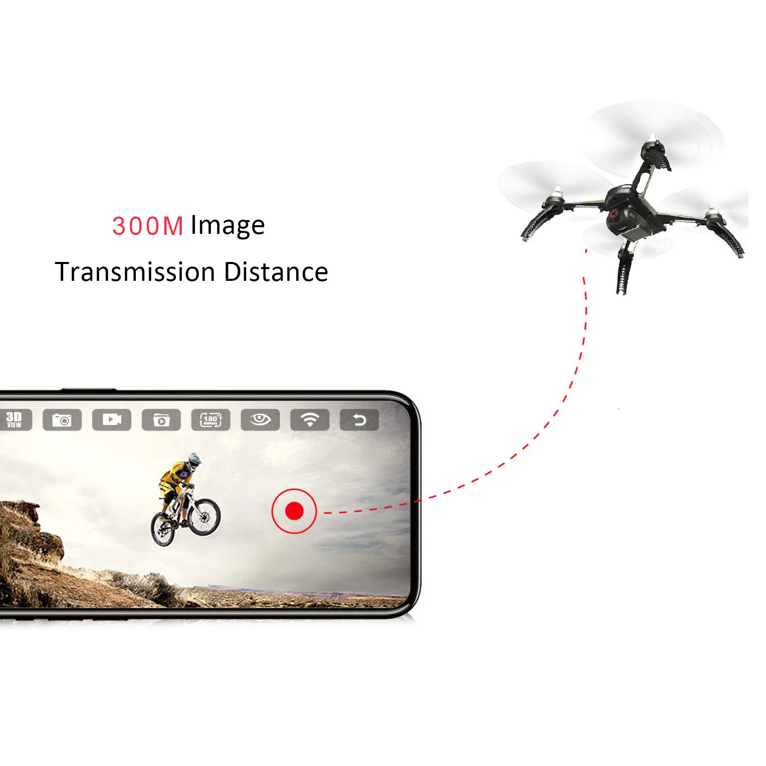 Mjx Bugs 5 Вт B5w Профессиональный радиоуправляемый Дрон с камерой 4 K 5g Wifi бесщеточный