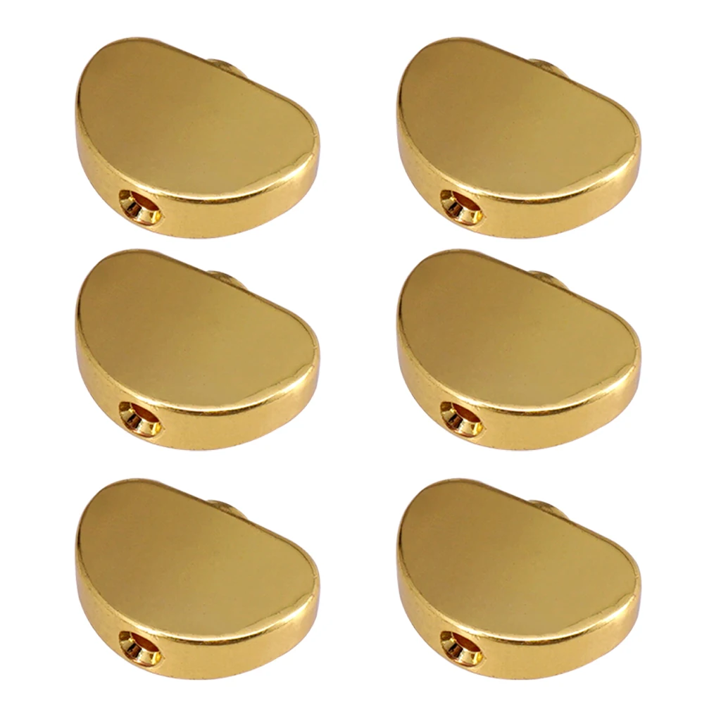 6 Pcs Gold Metal Guitar Tuning Pegs Buttons Machine Heads Knobs with Screws Kit for Acoustic Electric Guitars | Спорт и развлечения