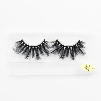 

100 Pairs Wholesale 25mm Mink Lashes Hot Sale Eyelashe Best-Selling Reusable 5d 25mm Mink Faux Lashes Fluffy Thick Lashes