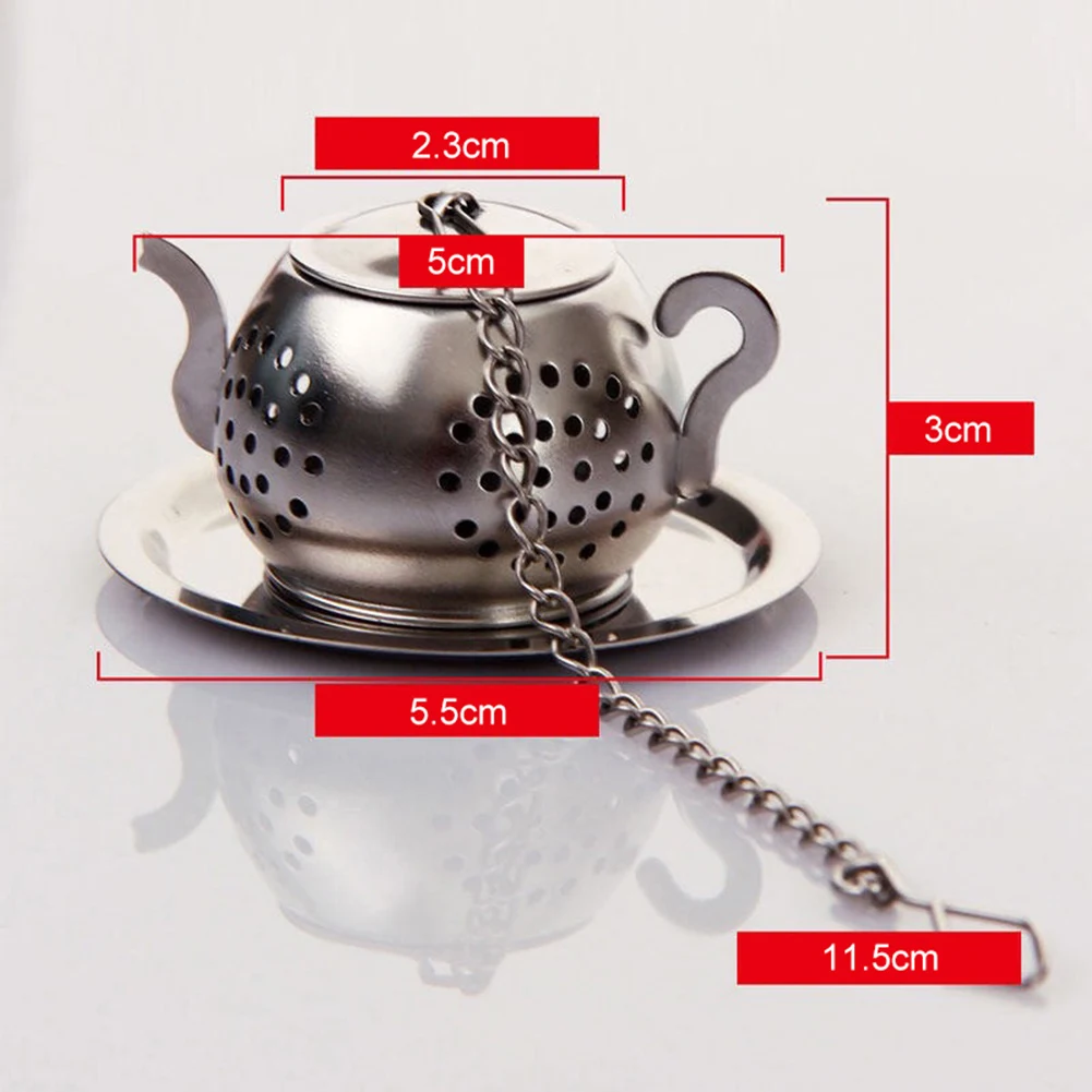 Креативный чайный горшок из нержавеющей стали фильтр ситечко для заварки кухонного напитка инструмент