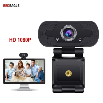 

REDEAGLE Video Webcam HD 1080P Web Camera With Microphone USB Pro Stream Camera For Desktop Laptops PC Game Conference